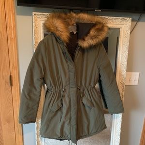 Green winter jacket brand new